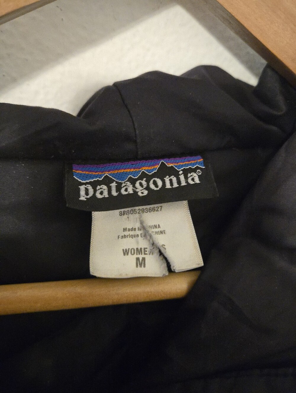 Vintage Patagonia Womens Medium Goose Down Jacket Hooded Full Zip Puffer Coat - Picture 3 of 7